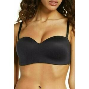 Wacoal bra 854372 Staying Power wire free strapless black size 34B B1638